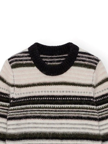 Patterned Intarsia-Knit Jumper