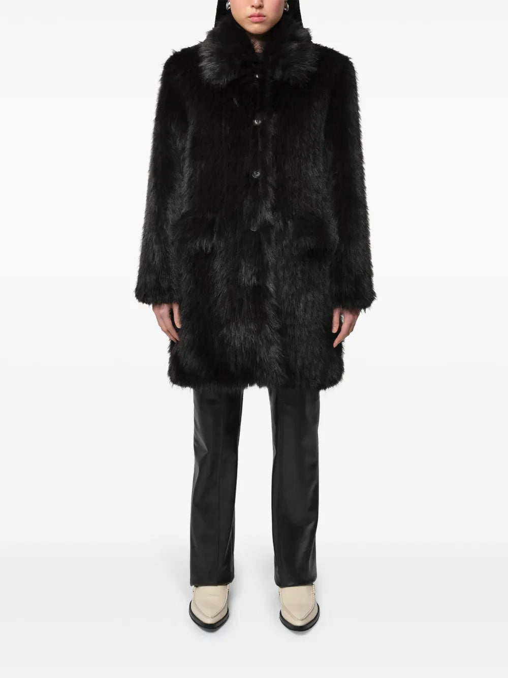 Pamela Faux-Fur Coat