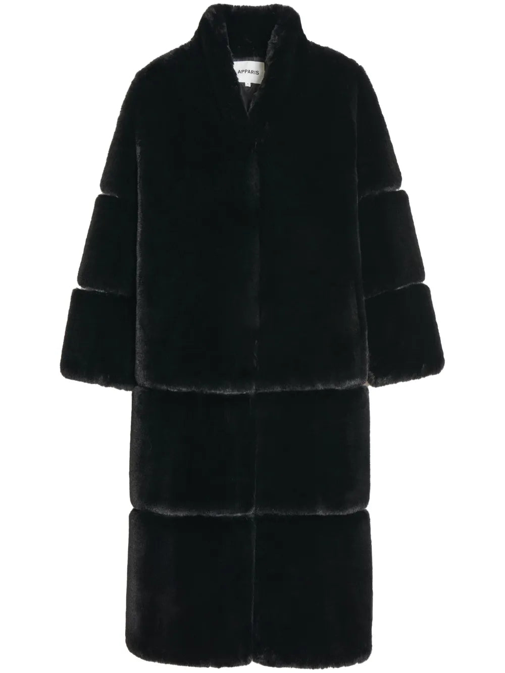 Sylke V-Neck Faux-Fur Coat