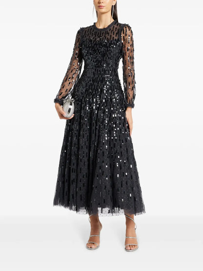 All-Over Sequin Embellished Dress