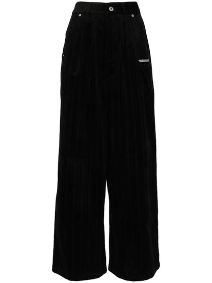 Corduroy Straight Trousers