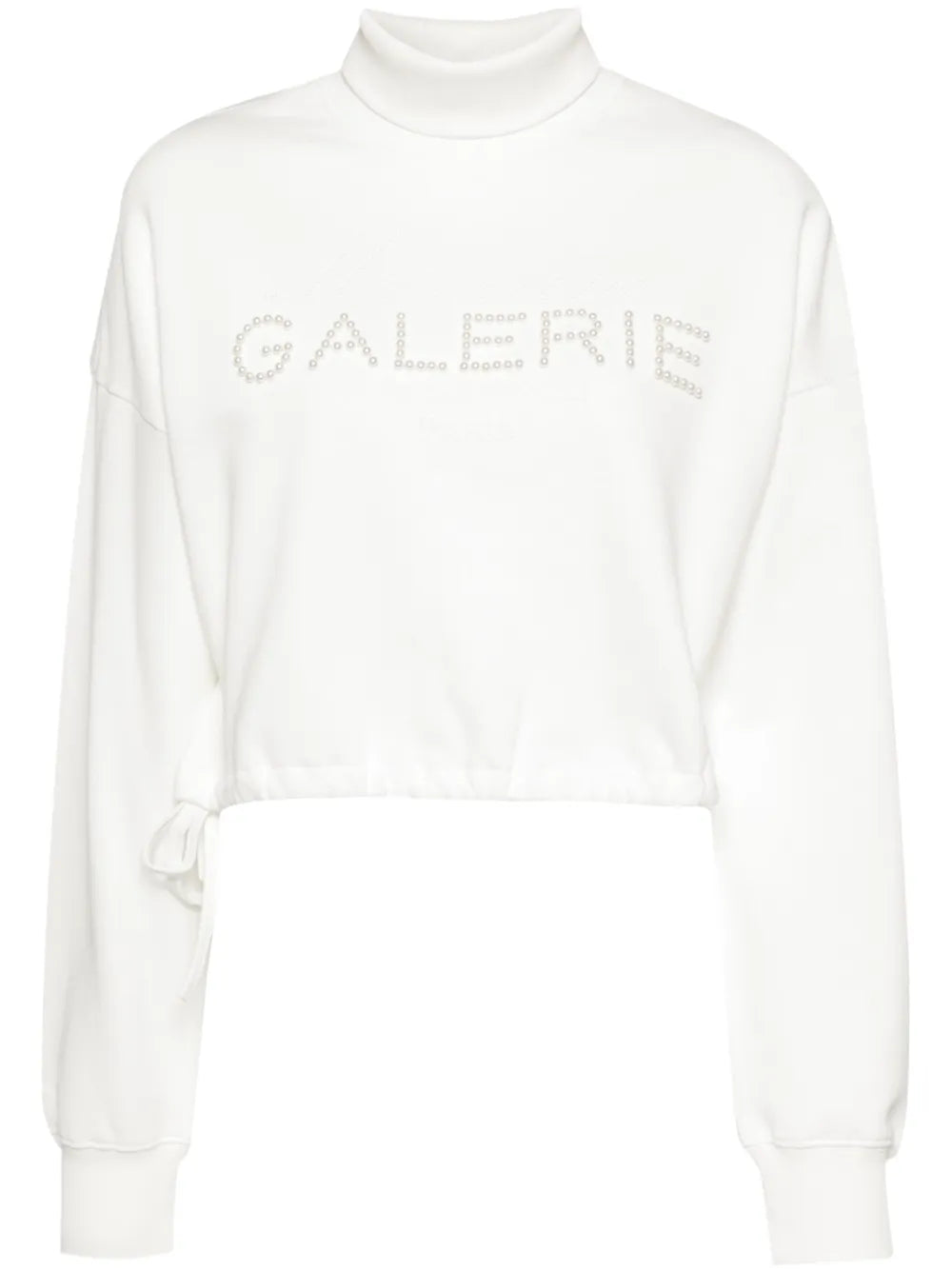 Bead Embellishment Cotton Sweatshirts