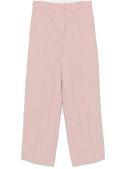 Low-Waist Straight-Leg Trousers