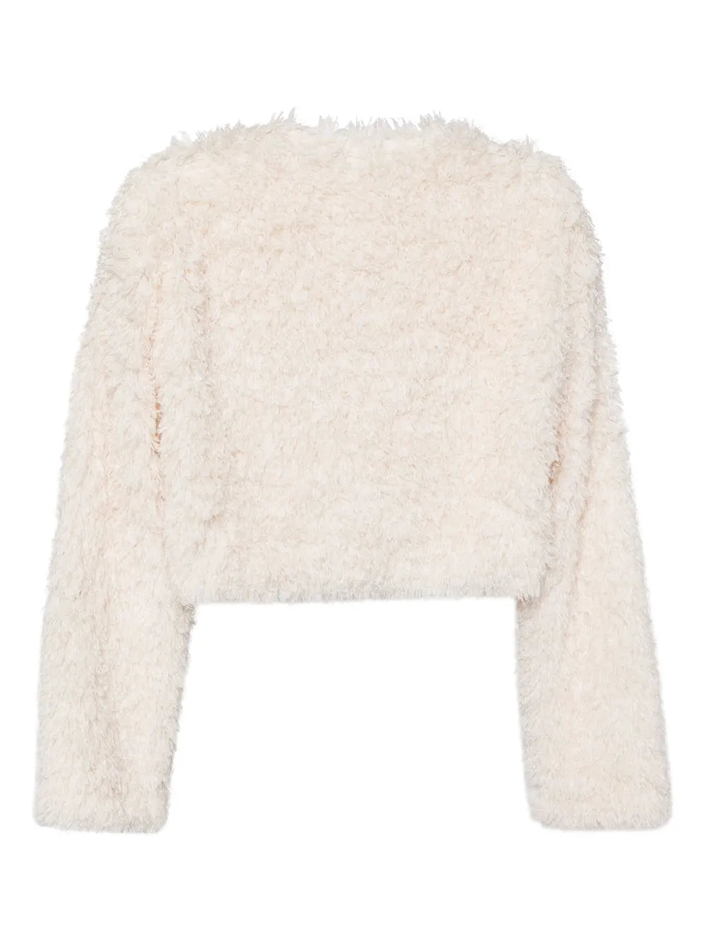 Cropped Buckle Cardigan