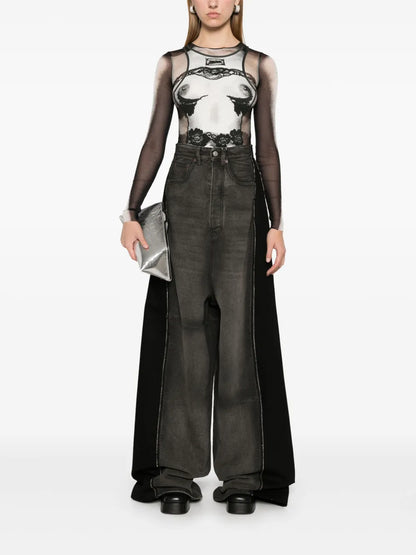 The Body Lace Marinére Top