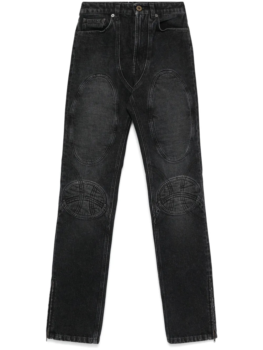 Lace-Up Jeans