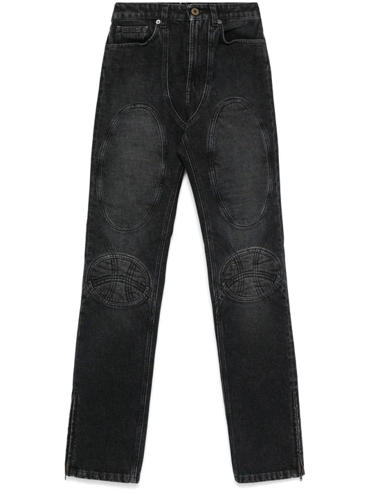 Lace-Up Jeans