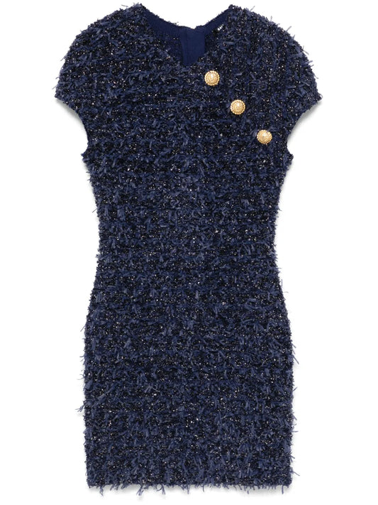 Bouclé Mini Dress