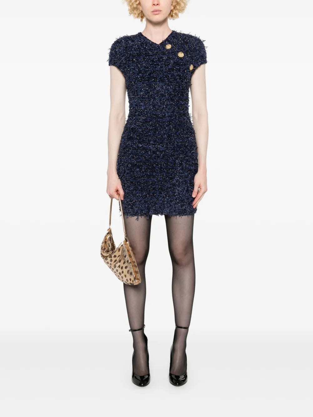 Bouclé Mini Dress