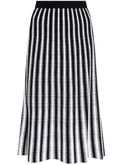 Striped Midi Skirt