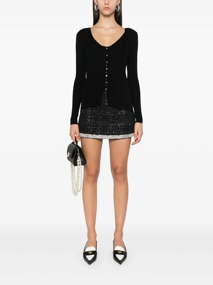 Ribbed-Knit Cardigan