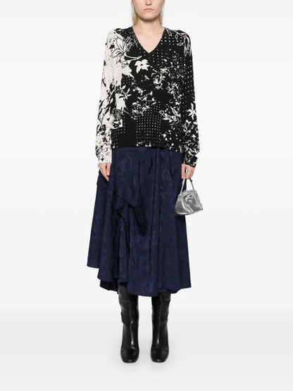 Lucky Dip Floral Print Jumper