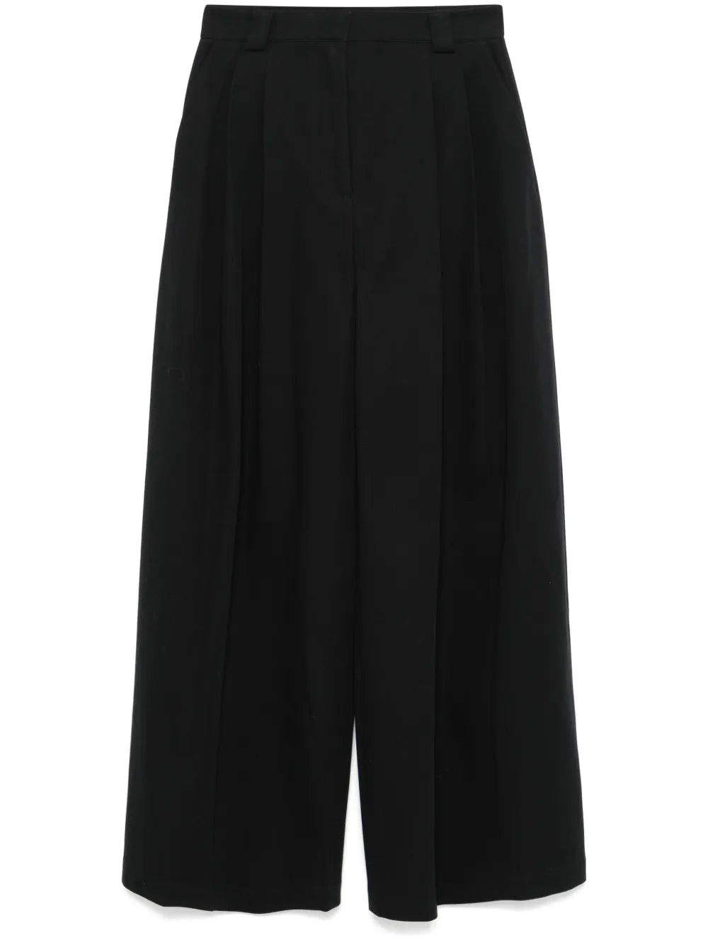 High-Waisted Wide-Leg Trousers