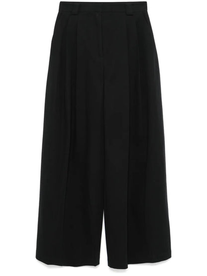 High-Waisted Wide-Leg Trousers