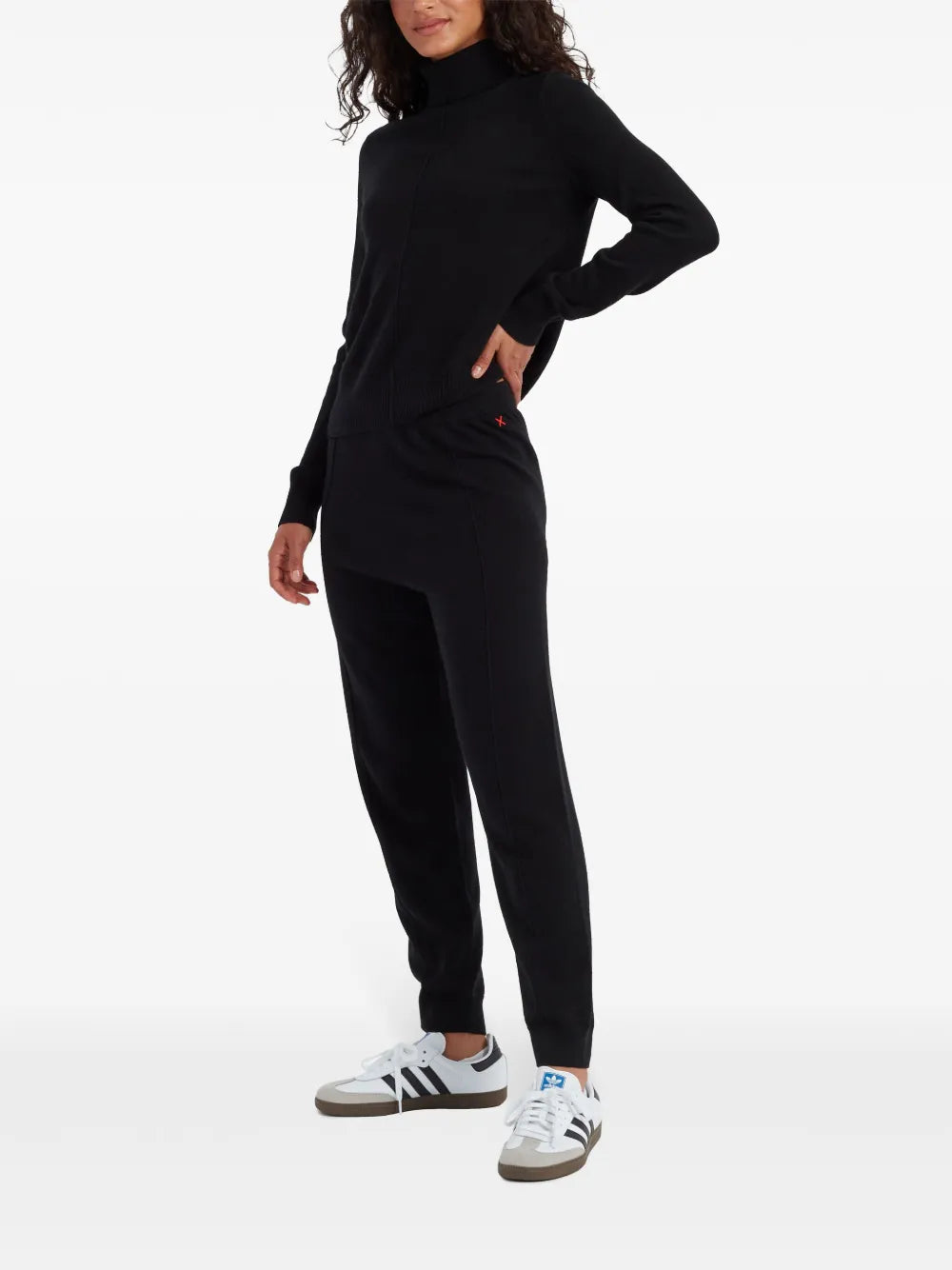 Fine-Knit Track Pants