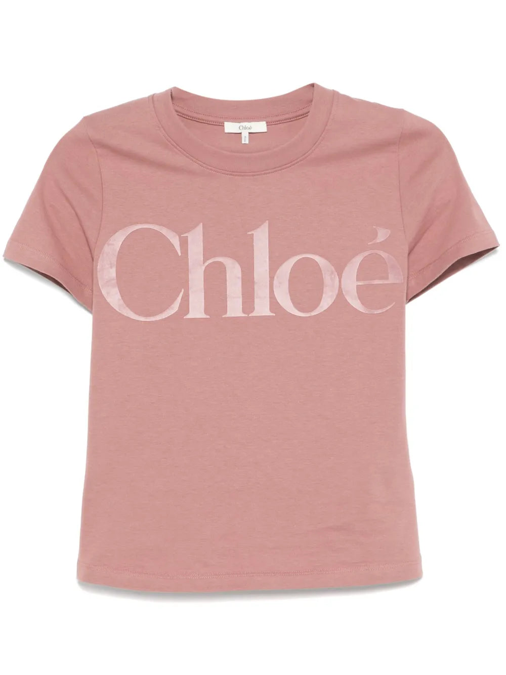 Flocked-Logo T-Shirt