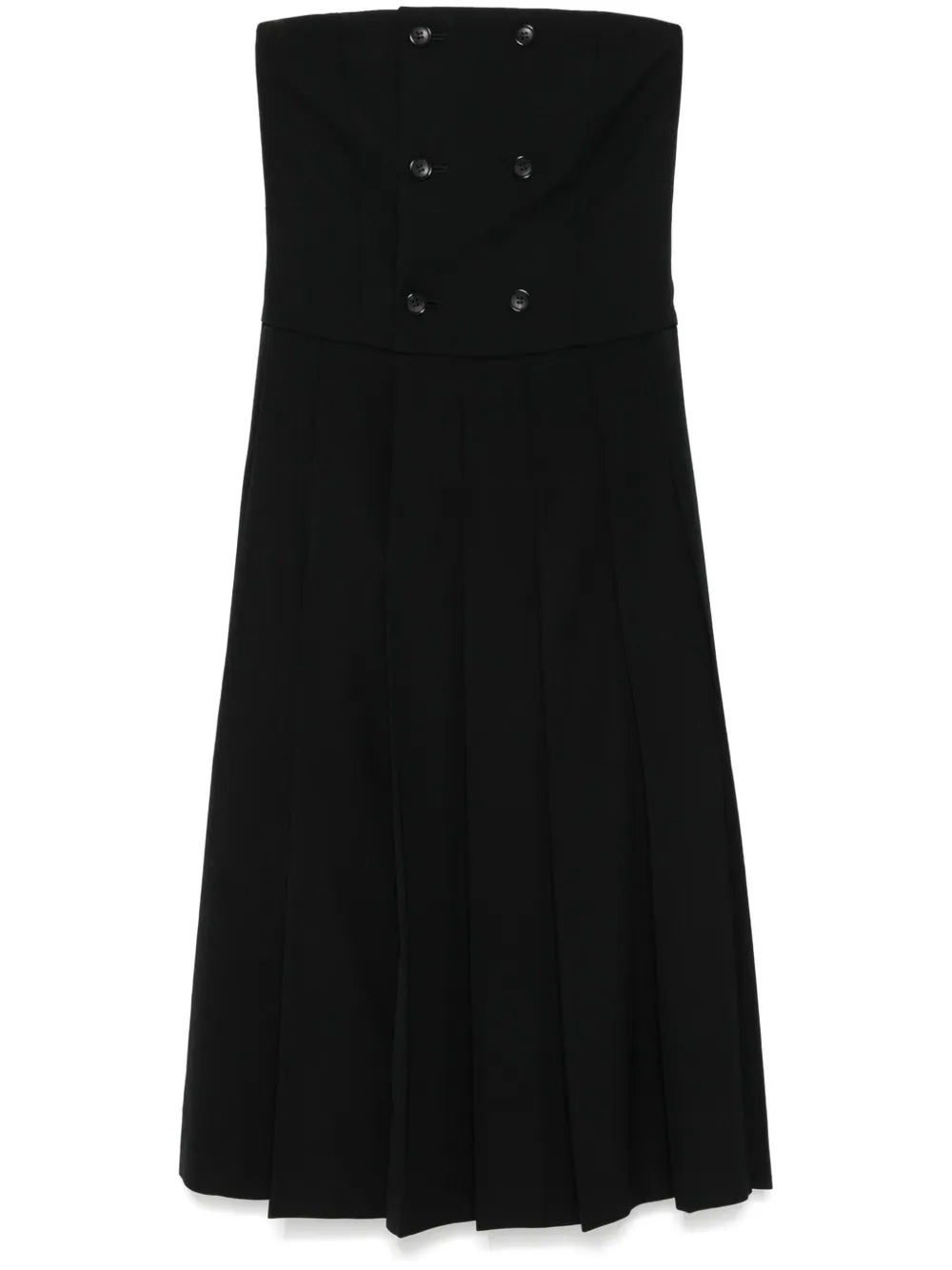 Pleated Midi Dress