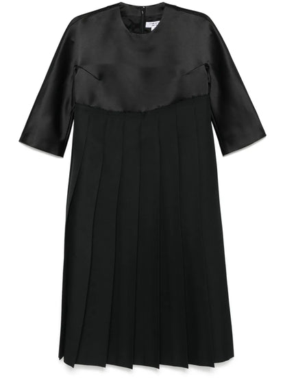 Pleated Midi Dress