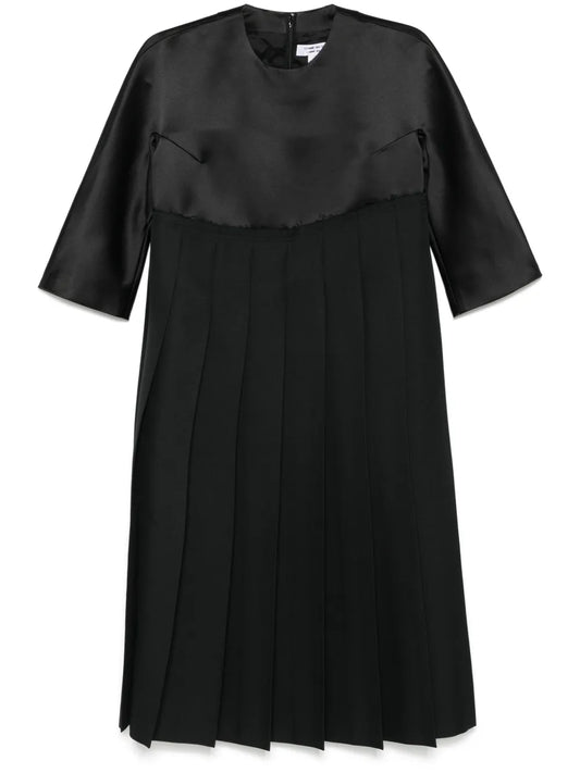 Pleated Midi Dress