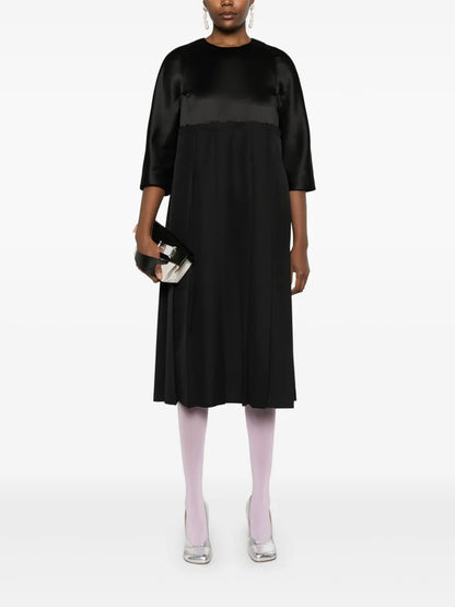 Pleated Midi Dress