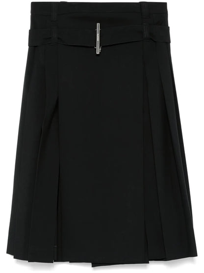 Pleated Midi Skirt