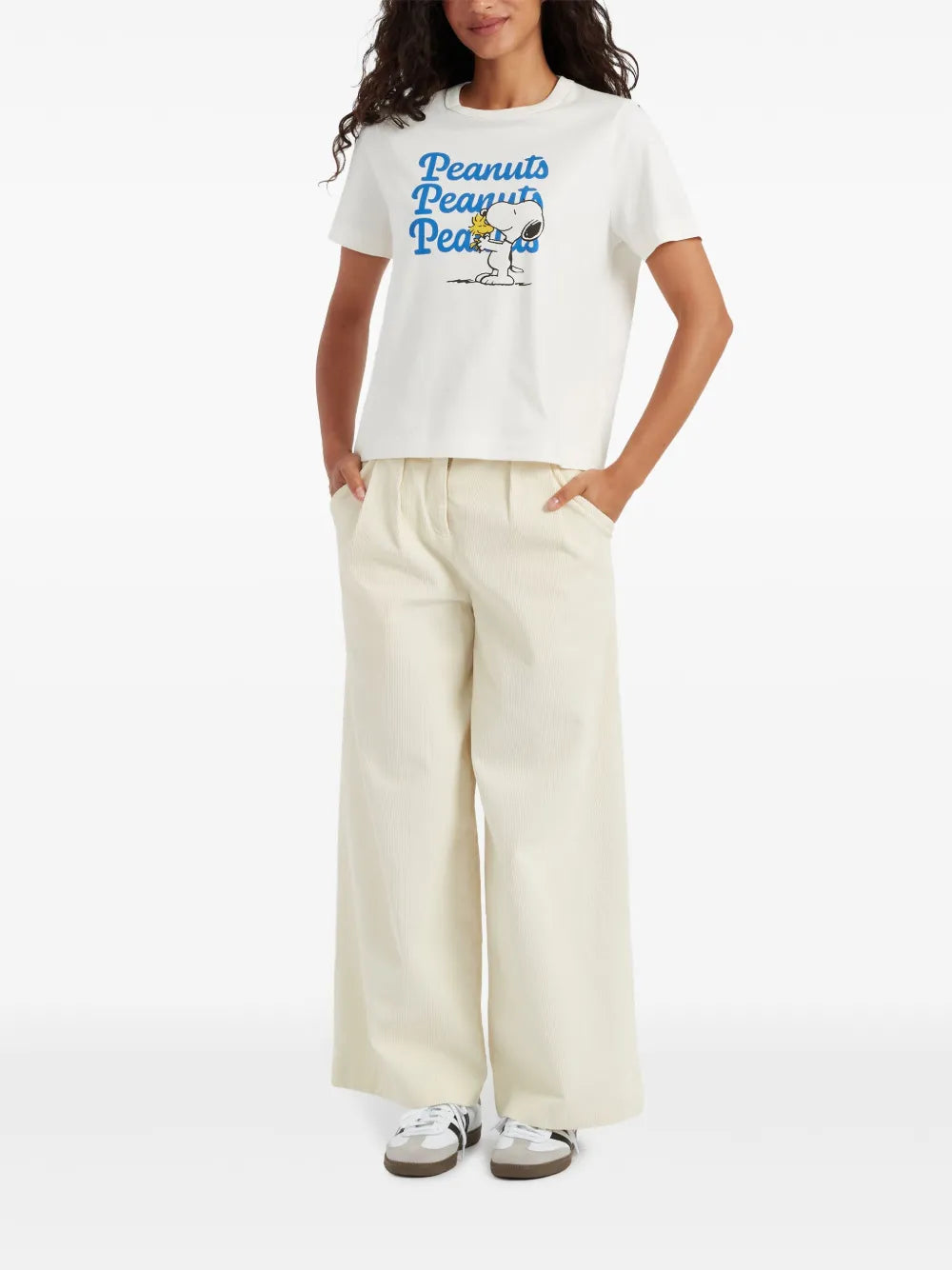 Snoopy & Woodstock Cotton T-Shirt