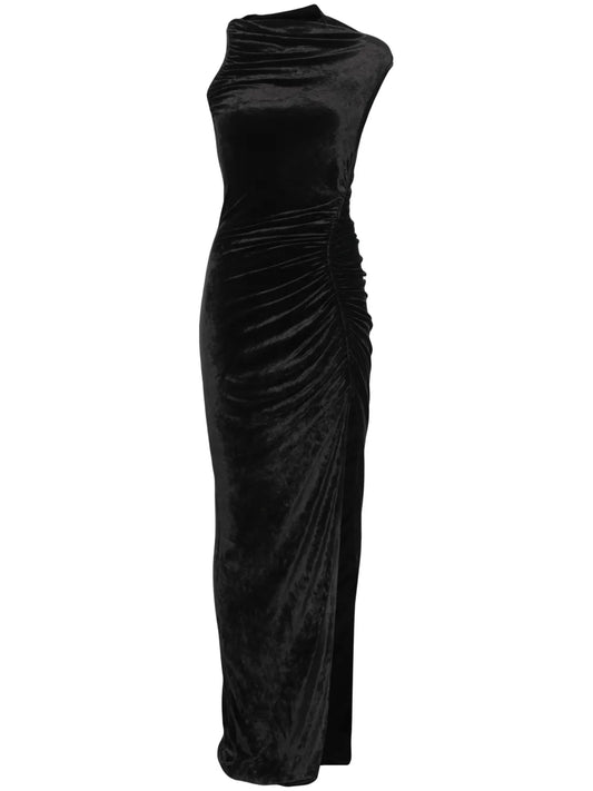 Velour Maxi Dress