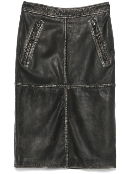 Leather Skirt