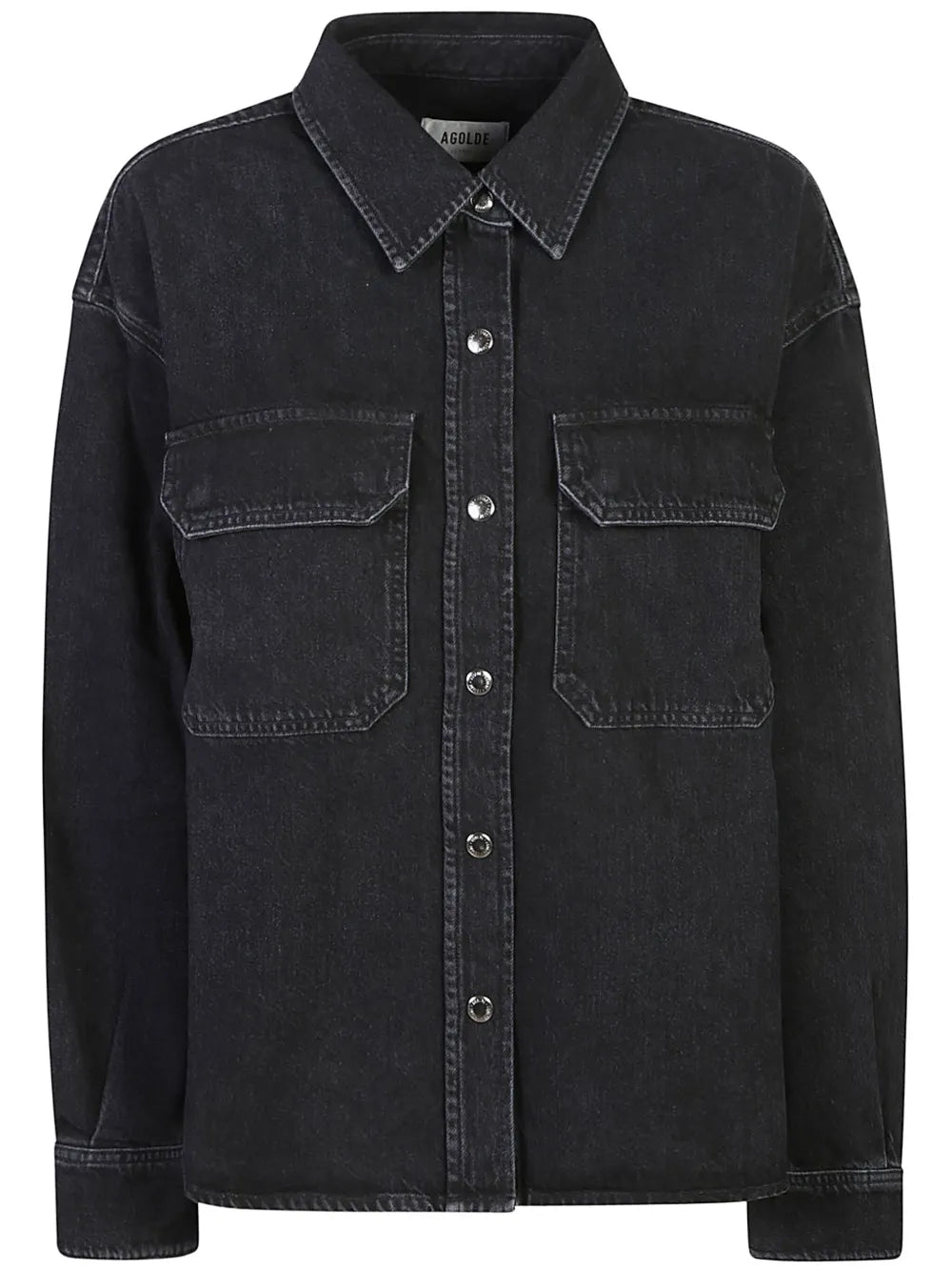 Drop-Shoulder Denim Jacket