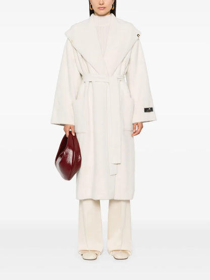 Knitted Wrap Coat