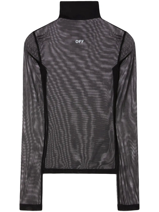 Off Stamp Long-Sleeve Top