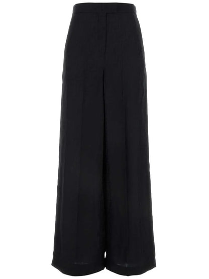 Monogram Jacquard Silk Trousers