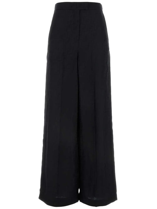 Monogram Jacquard Silk Trousers