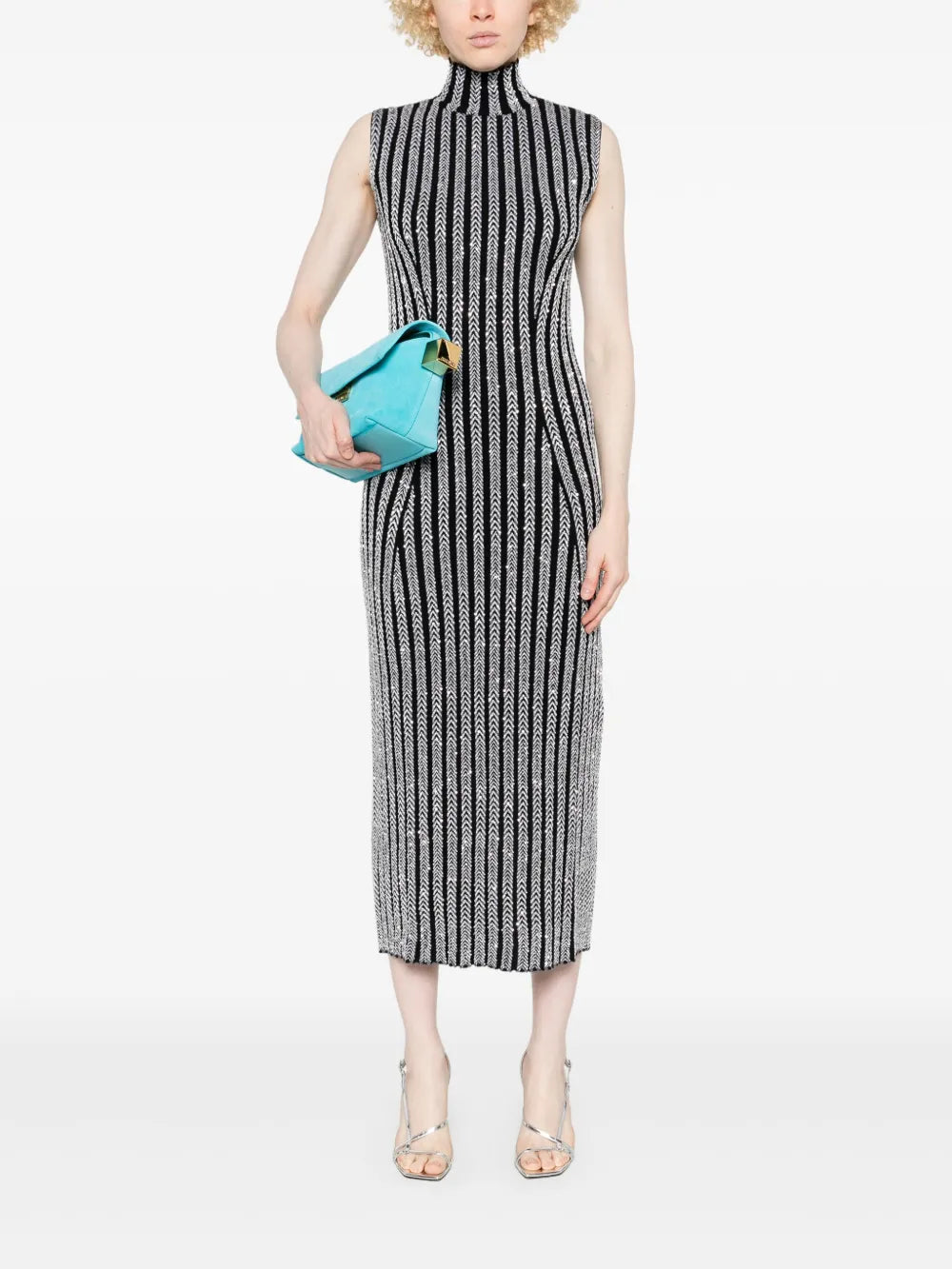 Sequinned Midi Dress