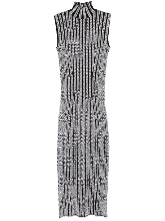 Sequinned Midi Dress