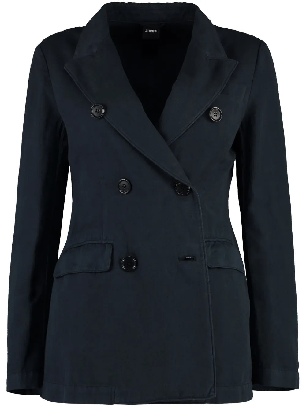 Tailored Cotton-Linen Blazer