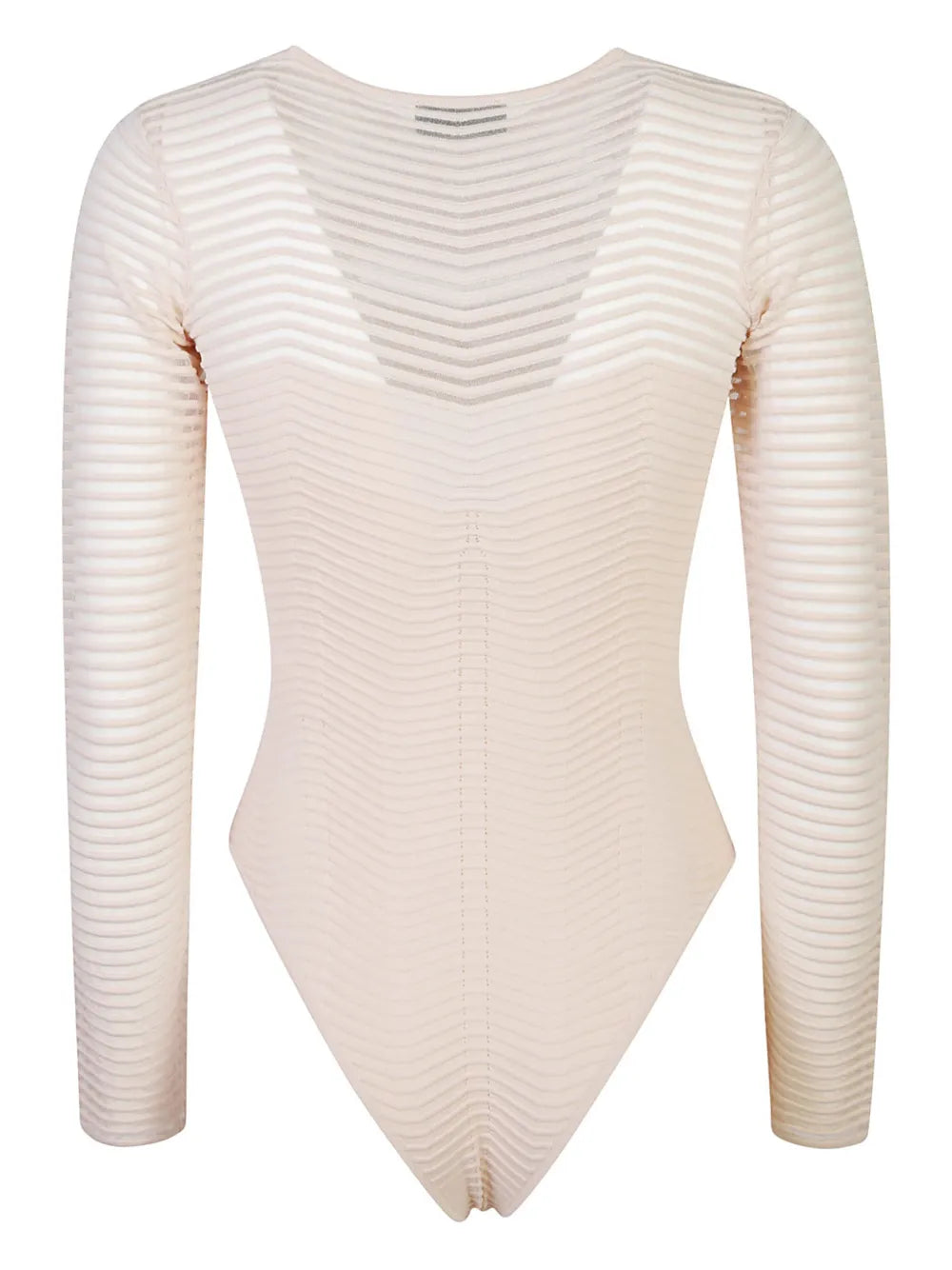 Herringbone-Pattern Bodysuit