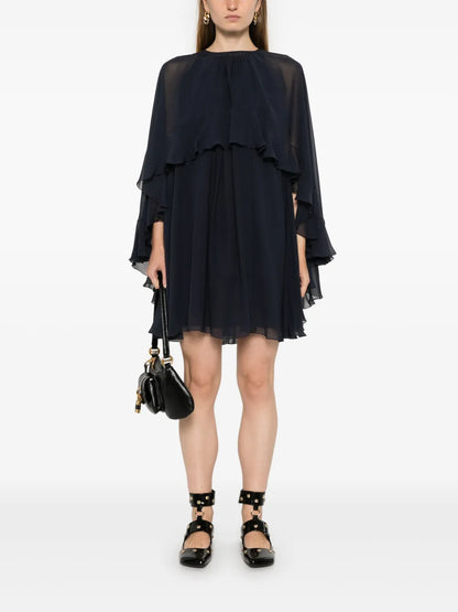 Silk Mini Dress Set