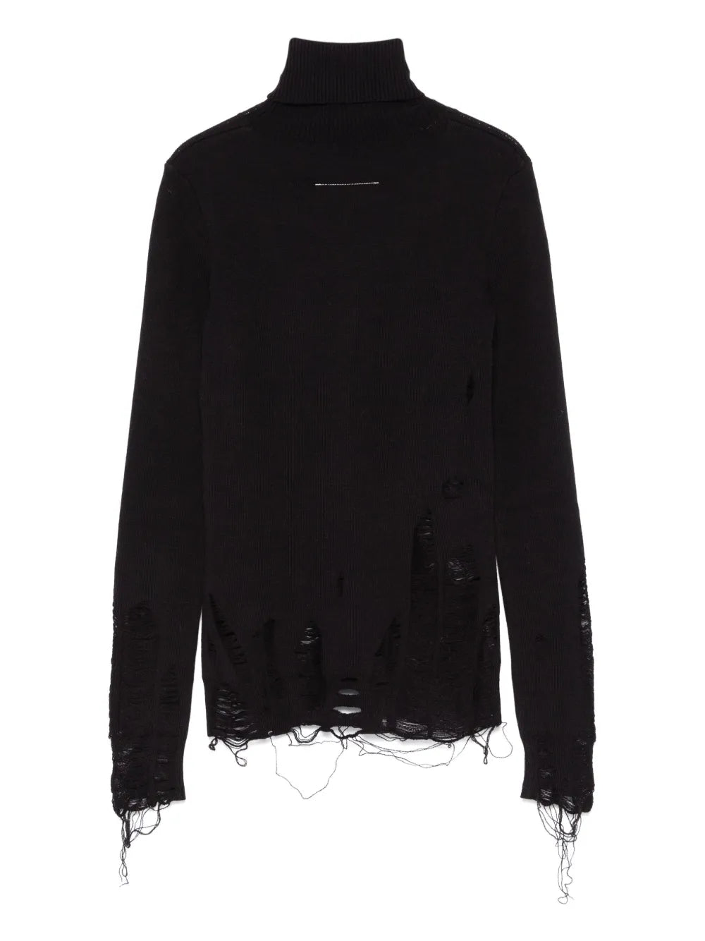 Distressed-Effect Sweater