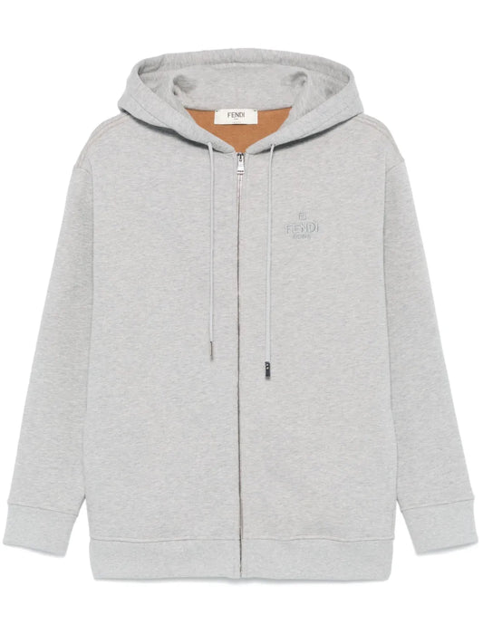Logo-Embroidered Hoodie