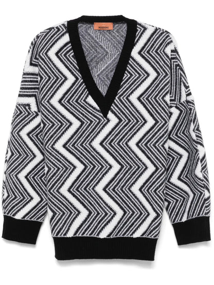 Zigzag Wool Sweater