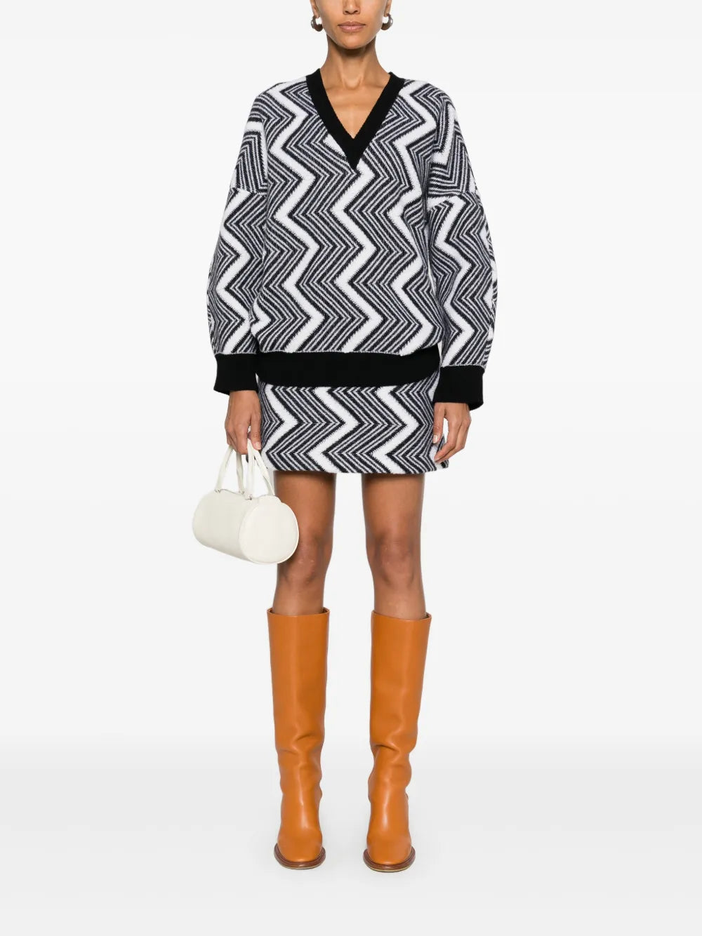 Zigzag Wool Sweater