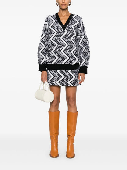 Zigzag Wool Sweater