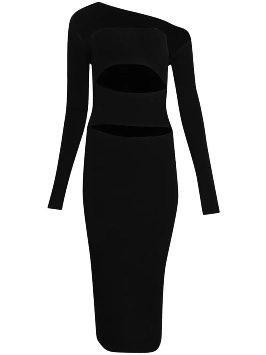 Cut-Out Knitted Dress