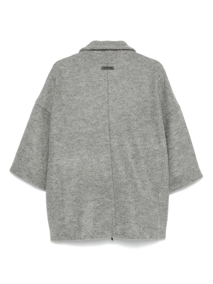 High-Neck Short-Sleeve Jacket