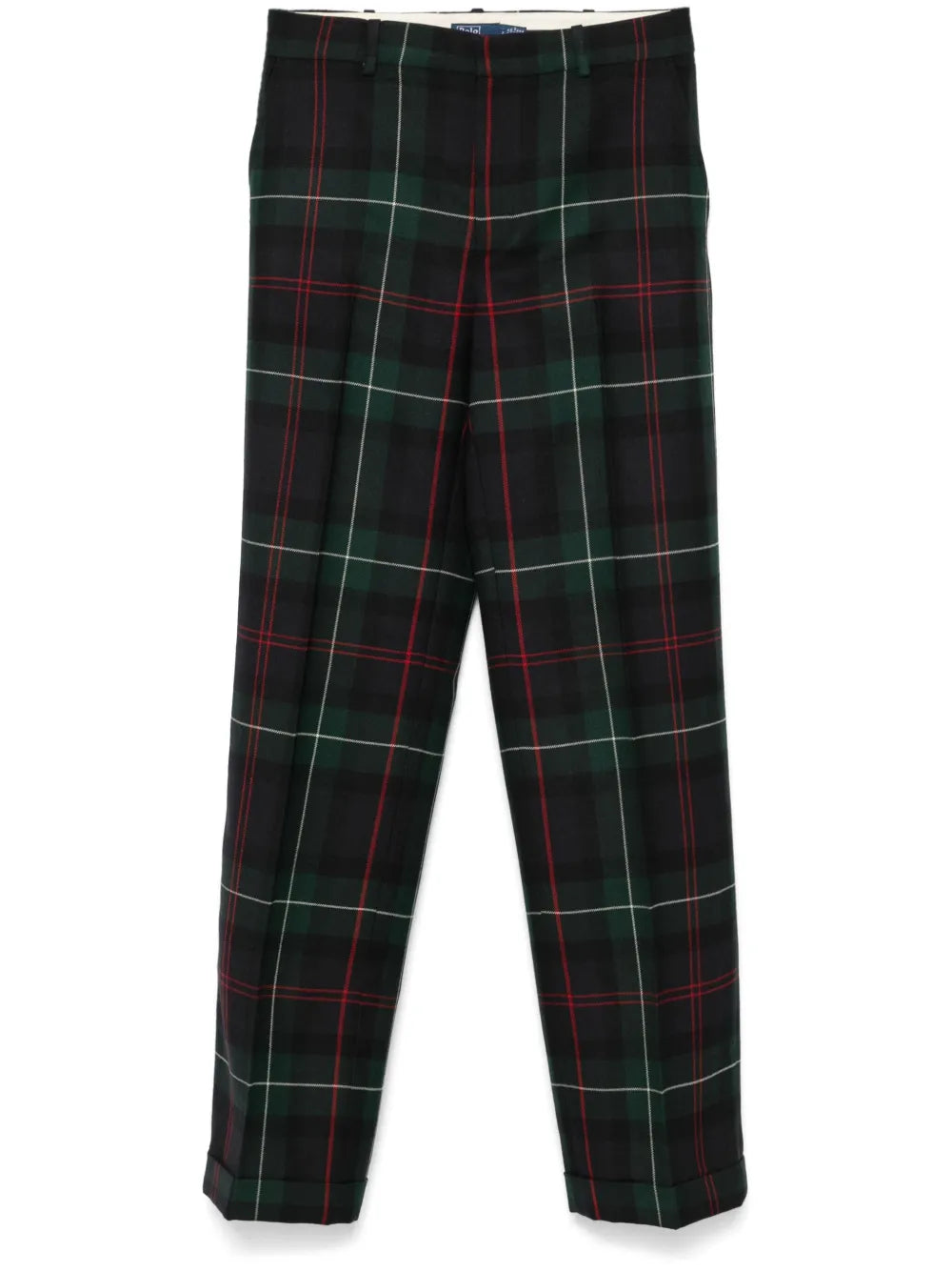 Tartan-Checked Trousers