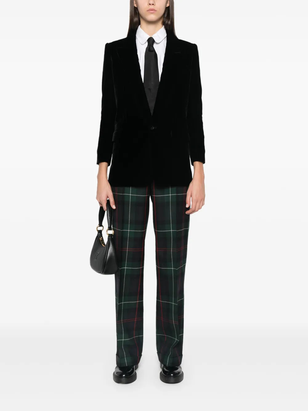 Tartan-Checked Trousers
