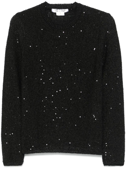 Sequin-Embellished Sweater