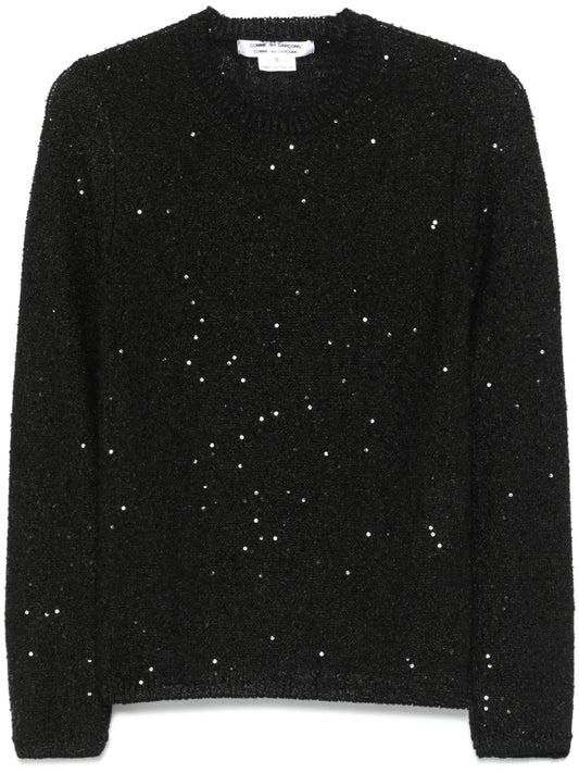 Sequin-Embellished Sweater