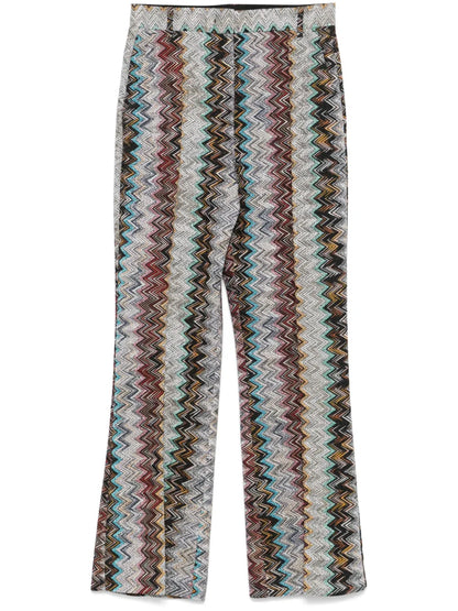 Zigzag-Design Trousers